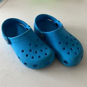 Blue Kids Crocs